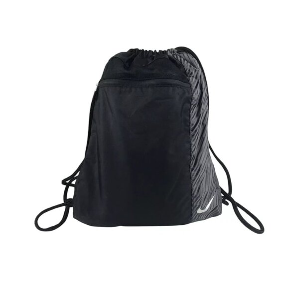 Nike Other - Nike Drawstring Polyester Gym‎ Sack Pack Black/Gray Backpack